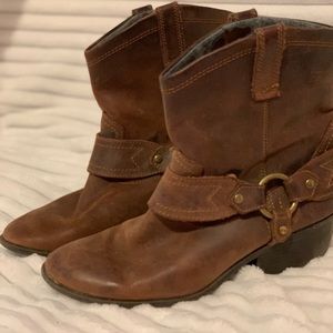 Dark Brown Ankle Boots